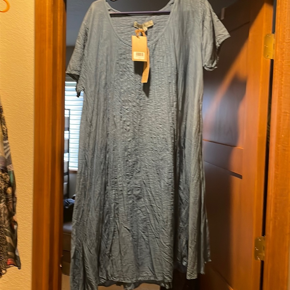 New JP and Mattie linen tunic